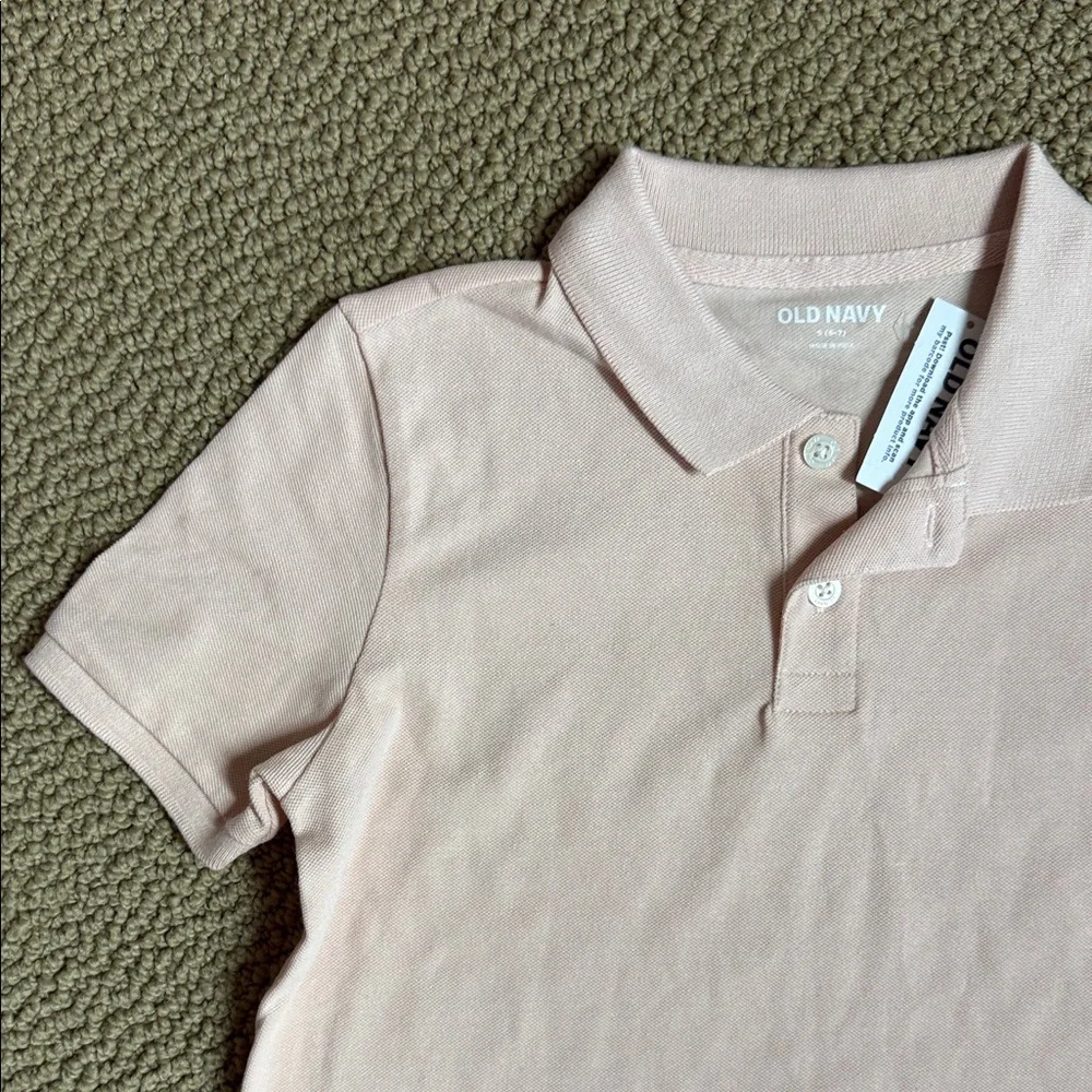 Old Navy Light Peach Kids Polo